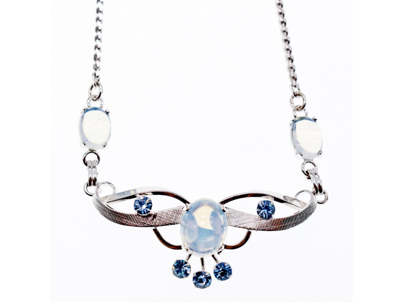 Серебряное ожерелье с лунным камнем и аквамарином Натуральный Sky Jewelry 003733
Серебряное ожерелье с лунным камнем и аквамарином Натуральный Sky Jewelry 003733