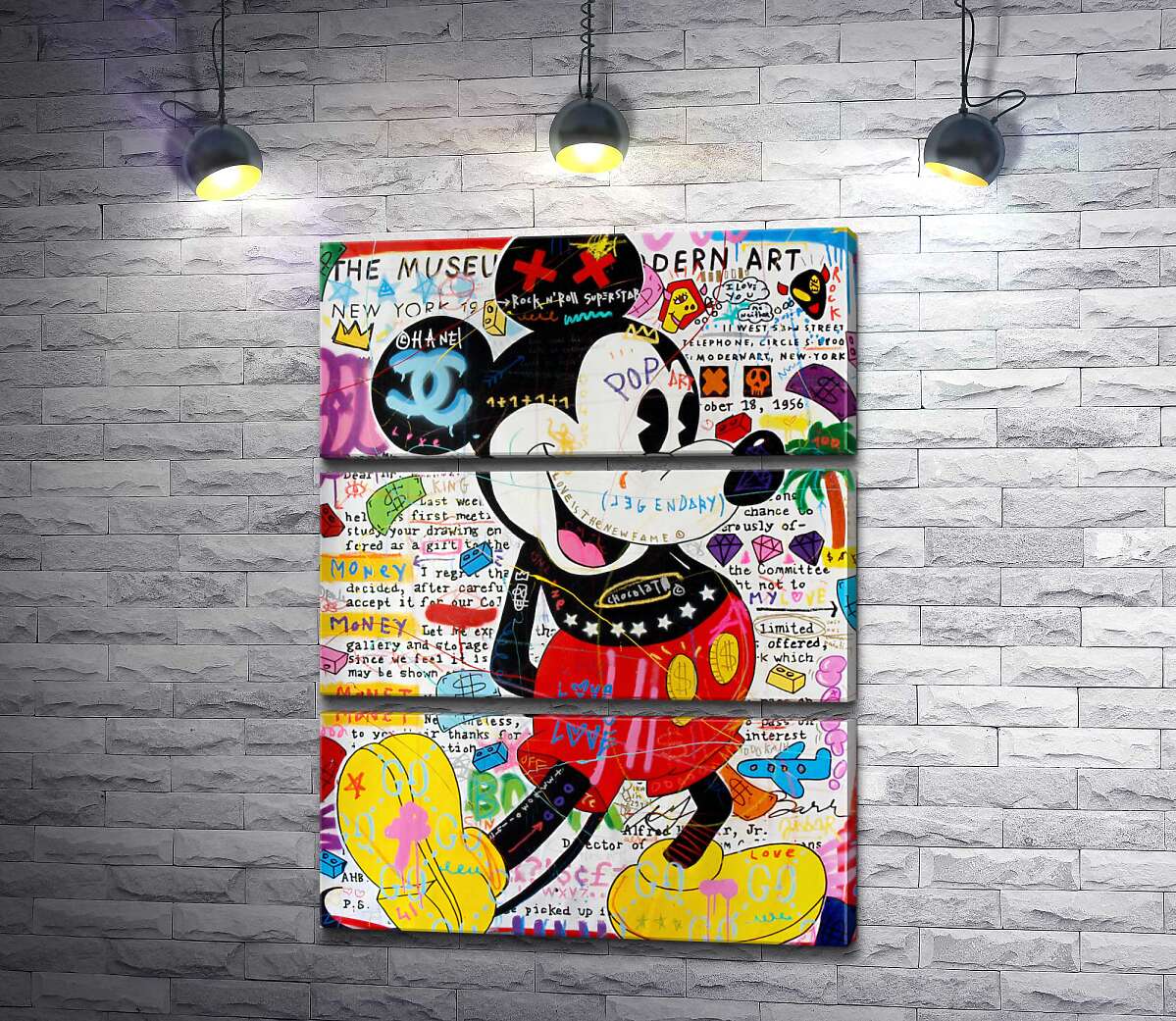 Модульная картина ArtPoster Музейный Микки (Musey Mickey) - Джисбар 100x132 см Модуль №13
Модульная картина ArtPoster Музейный Микки (Musey Mickey) - Джисбар 100x132 см Модуль №13