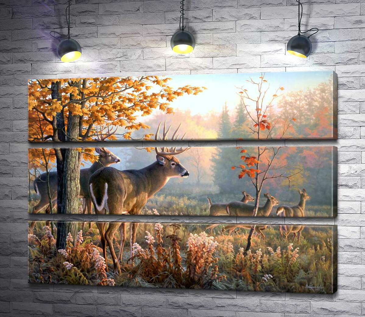Модульная картина ArtPoster Опасность в воздухе: белохвостый олень 100x69 см Модуль №13
Модульная картина ArtPoster Опасность в воздухе: белохвостый олень 100x69 см Модуль №13