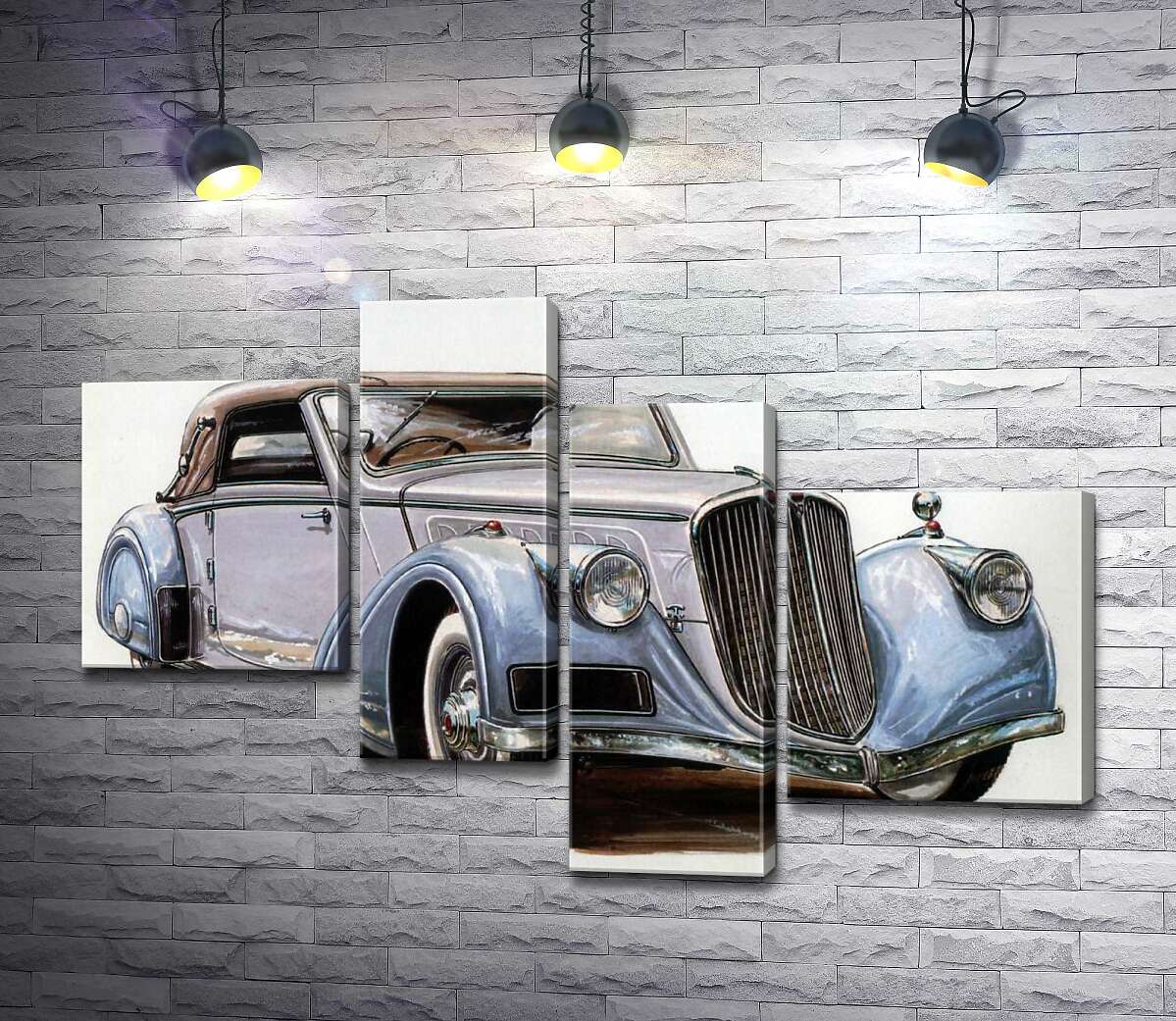 Модульная картина ArtPoster Небесно-голубой автомобиль Tatra 52 130x86 см Модуль №20
Модульная картина ArtPoster Небесно-голубой автомобиль Tatra 52 130x86 см Модуль №20