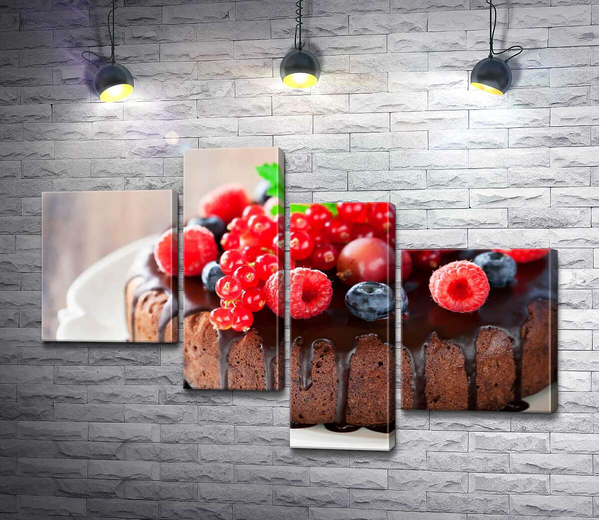 Модульная картина ArtPoster Мягкий шоколадный бисквит, украшенный разнообразием ягод 100x69 см Модуль №20
Модульная картина ArtPoster Мягкий шоколадный бисквит, украшенный разнообразием ягод 100x69 см Модуль №20