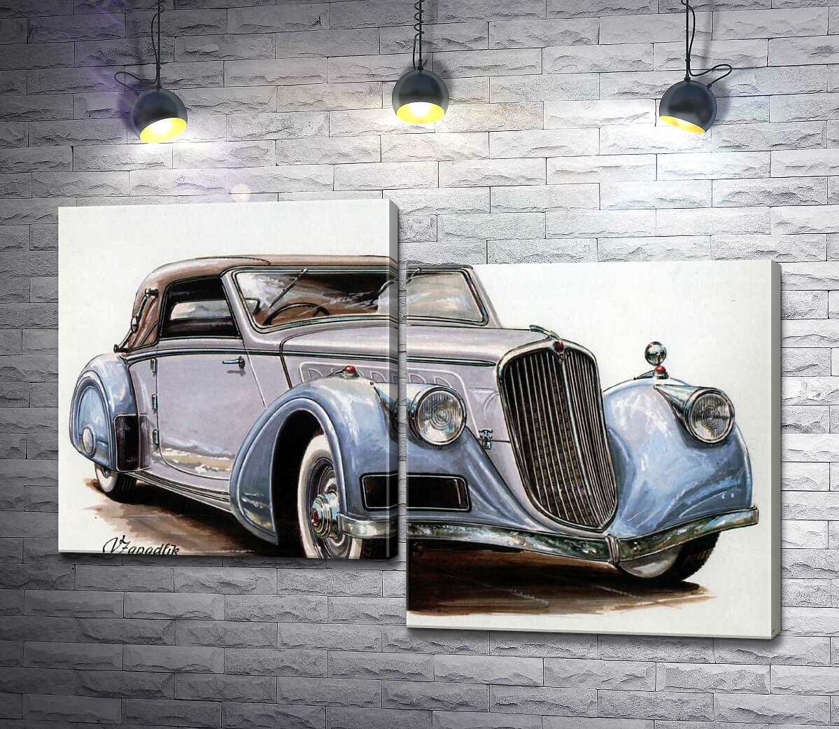 Модульная картина ArtPoster Небесно-голубой автомобиль Tatra 52 130x86 см Модуль №5
Модульная картина ArtPoster Небесно-голубой автомобиль Tatra 52 130x86 см Модуль №5