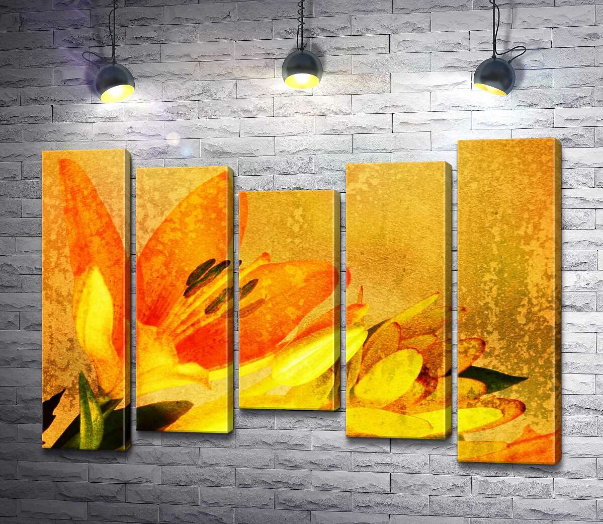 Модульная картина ArtPoster Оранжево-желтые оттенки на лепестках лилий 100x73 см Модуль №28
Модульная картина ArtPoster Оранжево-желтые оттенки на лепестках лилий 100x73 см Модуль №28