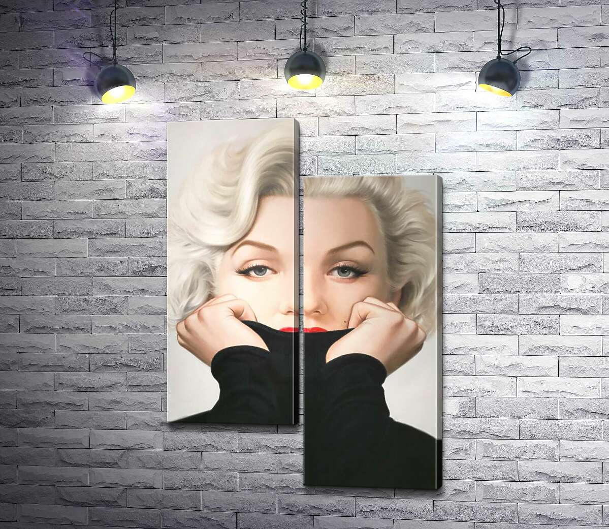 Модульная картина ArtPoster Нежный портрет Мэрилин Монро (Marilyn Monroe) в черном свитере 50x74 см Модуль №5
Модульная картина ArtPoster Нежный портрет Мэрилин Монро (Marilyn Monroe) в черном свитере 50x74 см Модуль №5