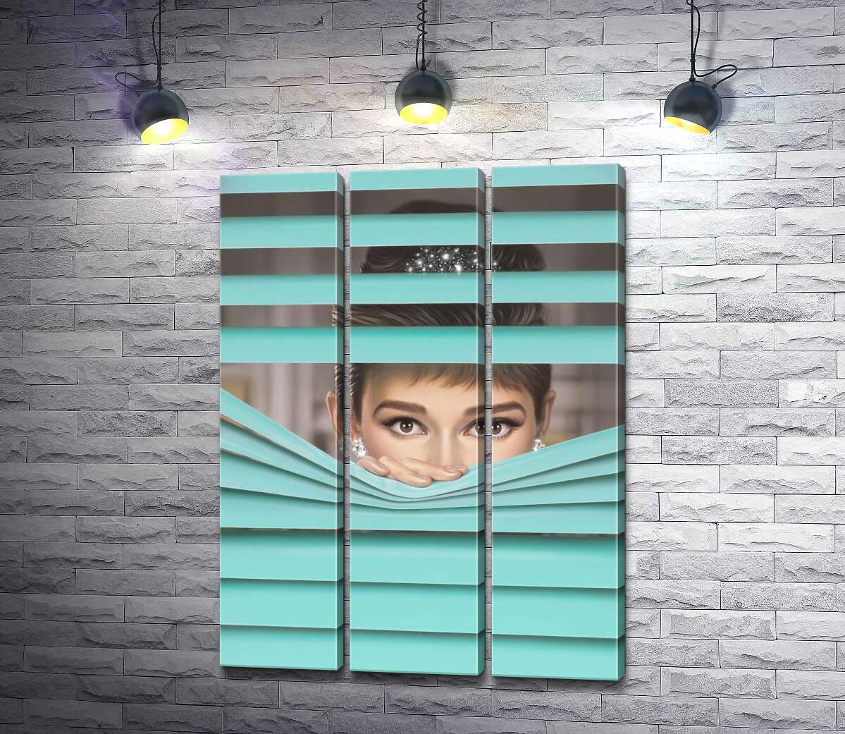 Модульная картина ArtPoster Одри Хепбёрн (Audrey Hepburn) в роли героини фильма "Завтрак у Тиффани" (Breakfast at Tiffany's) 132x182 см Модуль №11
Модульная картина ArtPoster Одри Хепбёрн (Audrey Hepburn) в роли героини фильма "Завтрак у Тиффани" (Breakfast at Tiffany's) 132x182 см Модуль №11