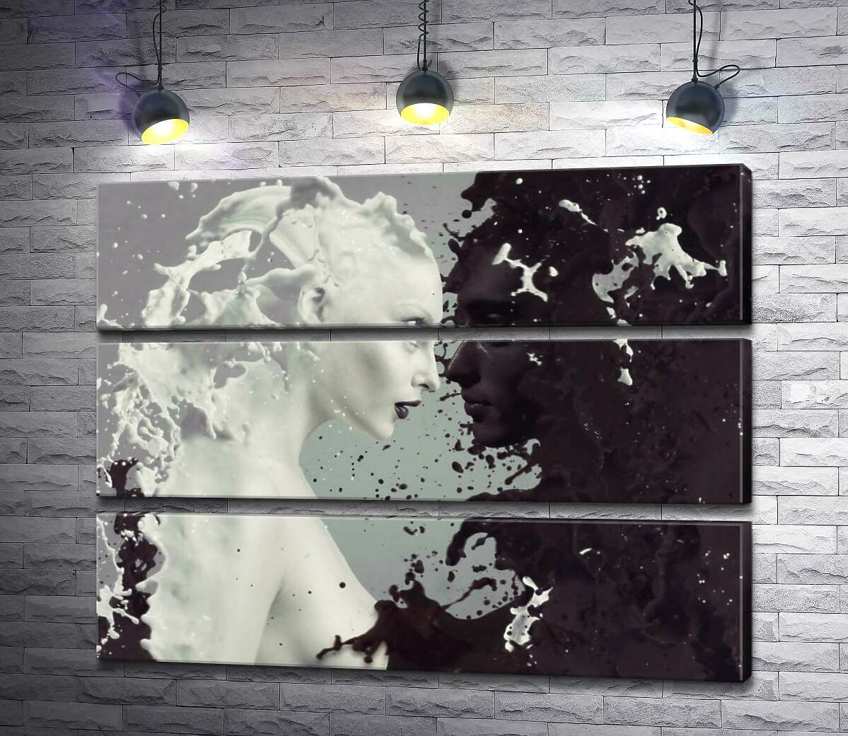 Модульная картина ArtPoster Объединение влюбленных в черно-белых брызгах 79x60 см Модуль №13
Модульная картина ArtPoster Объединение влюбленных в черно-белых брызгах 79x60 см Модуль №13