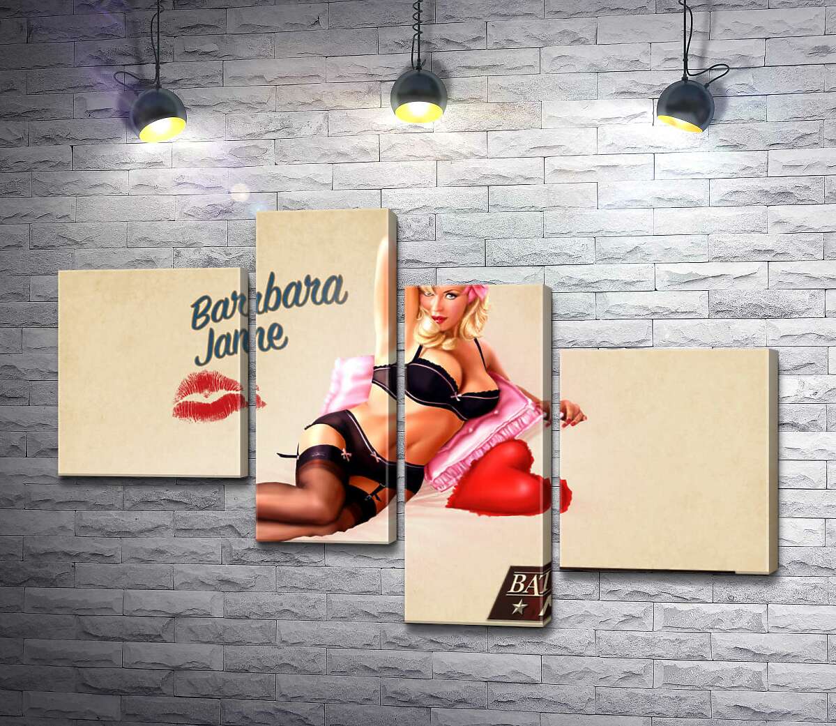 Модульная картина ArtPoster Обольстительная Барбара Джейн лежит на подушках 130x89 см Модуль №20
Модульная картина ArtPoster Обольстительная Барбара Джейн лежит на подушках 130x89 см Модуль №20