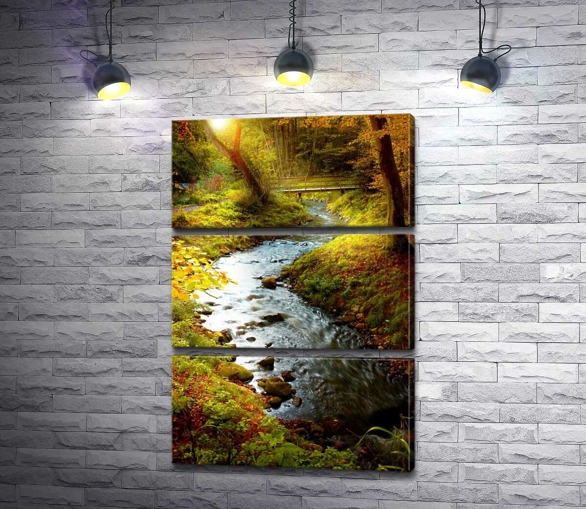 Модульная картина ArtPoster Мягкие переливы желтой осени на берегах лесного ручья 50x72 см Модуль №13
Модульная картина ArtPoster Мягкие переливы желтой осени на берегах лесного ручья 50x72 см Модуль №13