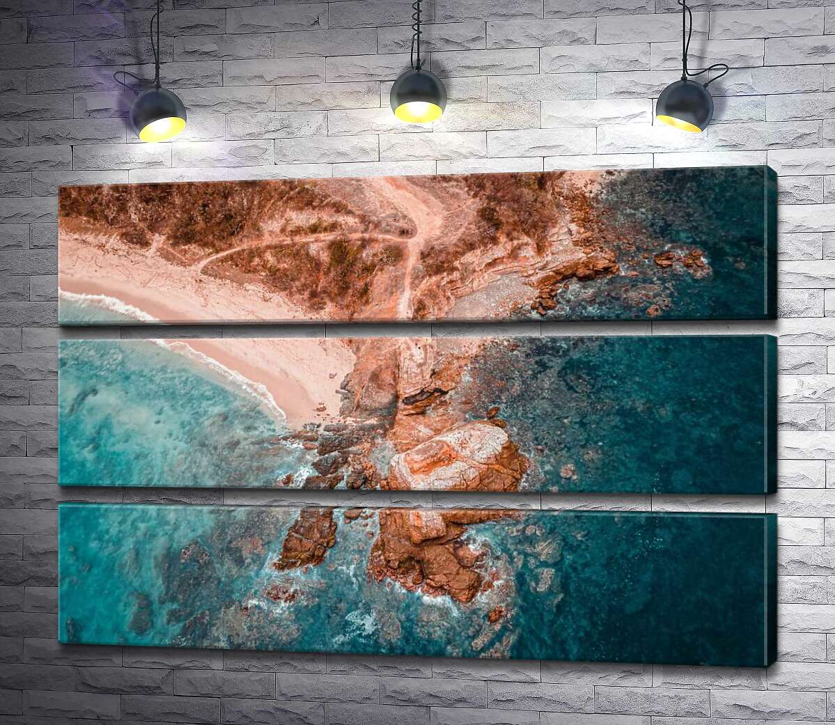 Модульная картина ArtPoster Прозрачная глубина воды встречается со скалистым берегом 90x60 см Модуль №13
Модульная картина ArtPoster Прозрачная глубина воды встречается со скалистым берегом 90x60 см Модуль №13