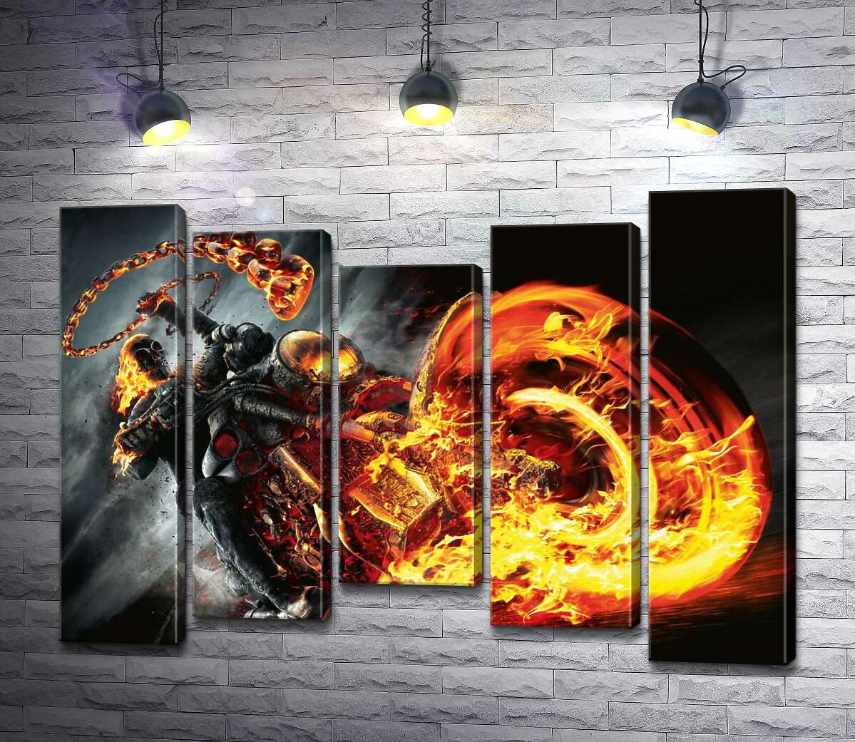 Модульная картина ArtPoster Постер с главным злодеем фильма "Призрачный всадник" (Ghost rider) 100x74 см Модуль №28
Модульная картина ArtPoster Постер с главным злодеем фильма "Призрачный всадник" (Ghost rider) 100x74 см Модуль №28