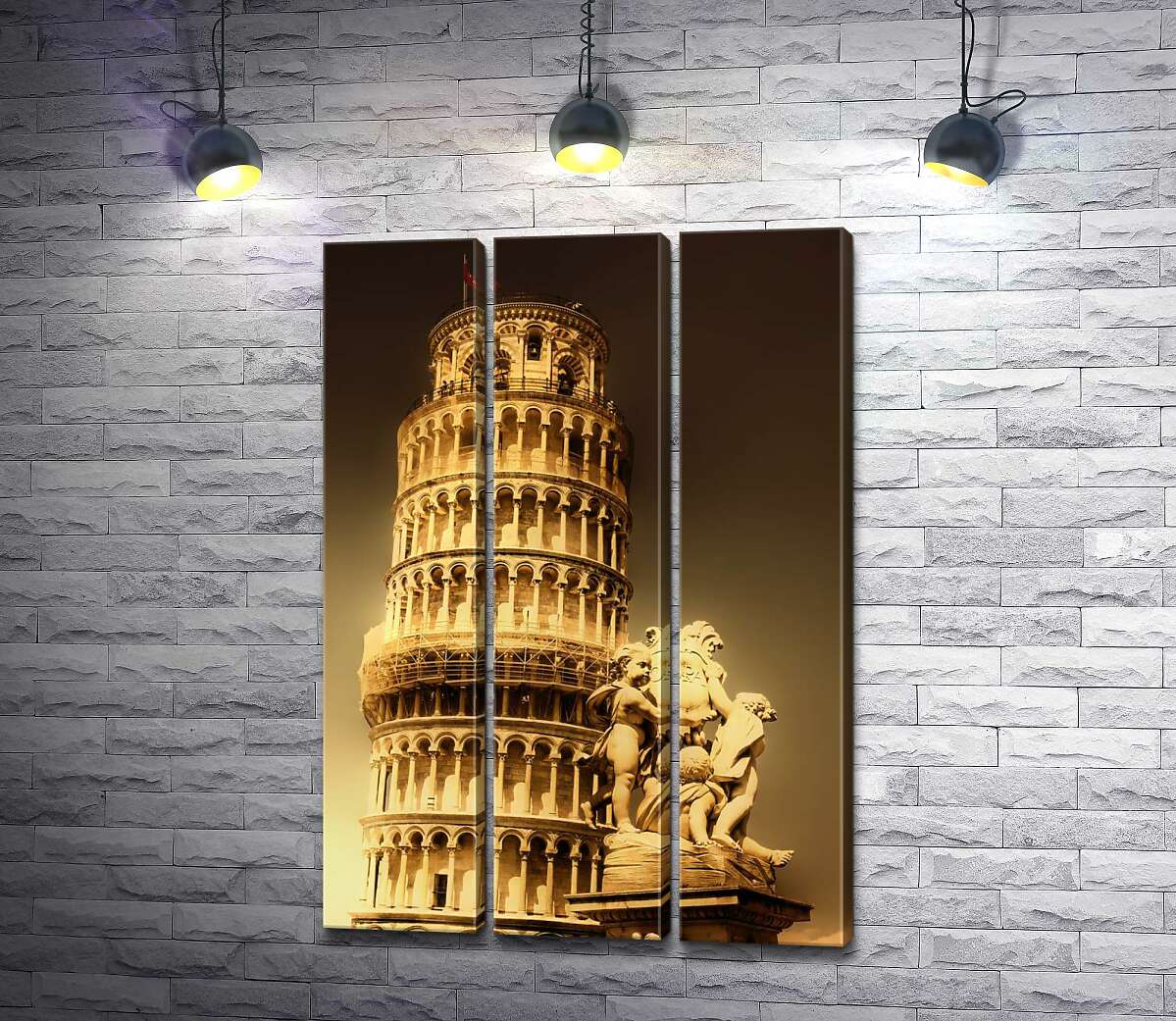 Модульная картина ArtPoster Пизанская башня (Pisa tower) виднеется из-за фонтана Путти (Fontana dei Putti) 102x150 см Модуль №11
Модульная картина ArtPoster Пизанская башня (Pisa tower) виднеется из-за фонтана Путти (Fontana dei Putti) 102x150 см Модуль №11