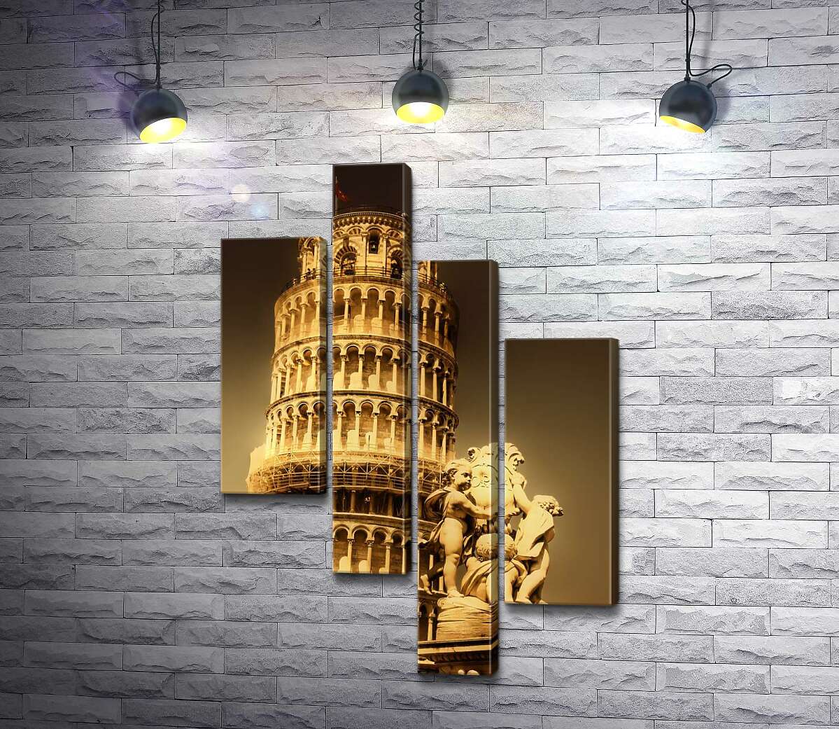 Модульная картина ArtPoster Пизанская башня (Pisa tower) виднеется из-за фонтана Путти (Fontana dei Putti) 130x197 см Модуль №20
Модульная картина ArtPoster Пизанская башня (Pisa tower) виднеется из-за фонтана Путти (Fontana dei Putti) 130x197 см Модуль №20