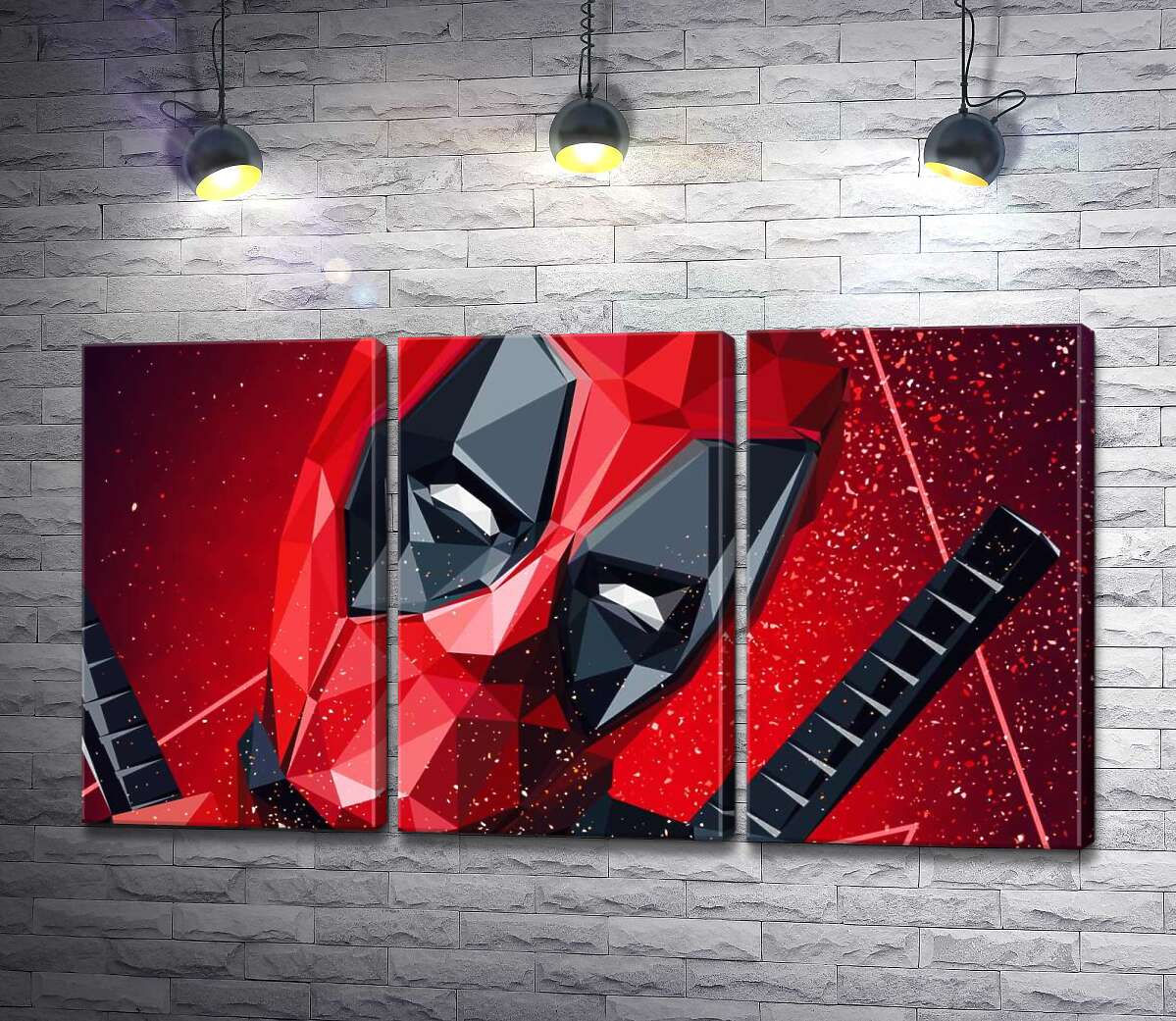 Модульная картина ArtPoster Портрет Дэдпула в технике papercraft 102x56 см Модуль №11
Модульная картина ArtPoster Портрет Дэдпула в технике papercraft 102x56 см Модуль №11