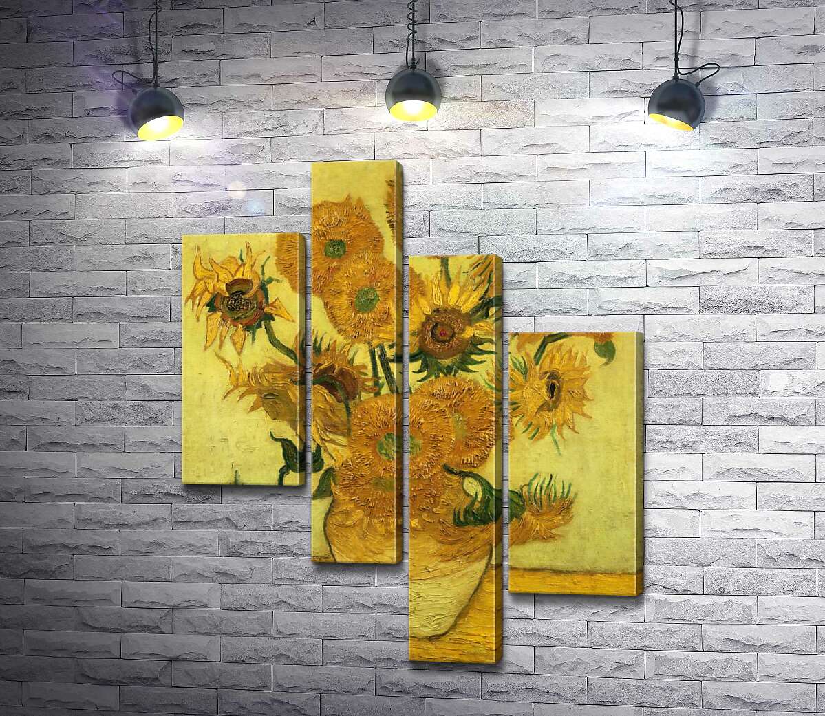 Модульная картина ArtPoster Подсолнечники – Винсент ван Гог (Vincent van Gogh) 130x165 см Модуль №20
Модульная картина ArtPoster Подсолнечники – Винсент ван Гог (Vincent van Gogh) 130x165 см Модуль №20