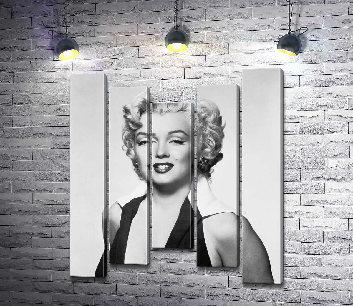 Модульная картина ArtPoster Портрет Мэрилин Монро (Marilyn Monroe) в откровенном платье и черно-белых тонах 100x117 см Модуль №28
Модульная картина ArtPoster Портрет Мэрилин Монро (Marilyn Monroe) в откровенном платье и черно-белых тонах 100x117 см Модуль №28