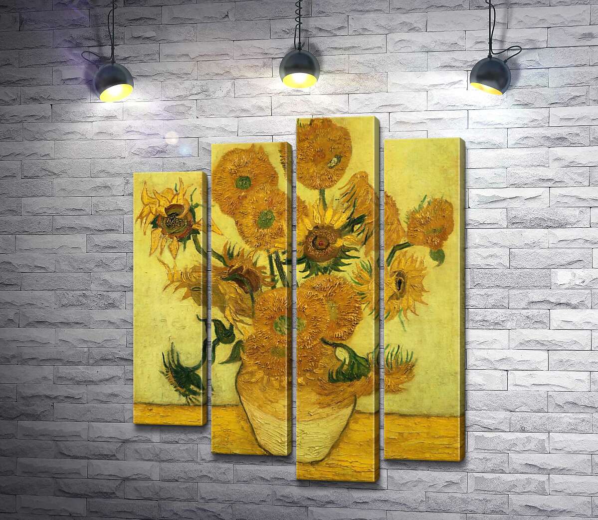 Модульная картина ArtPoster Подсолнечники – Винсент ван Гог (Vincent van Gogh) 80x101 см Модуль №21
Модульная картина ArtPoster Подсолнечники – Винсент ван Гог (Vincent van Gogh) 80x101 см Модуль №21