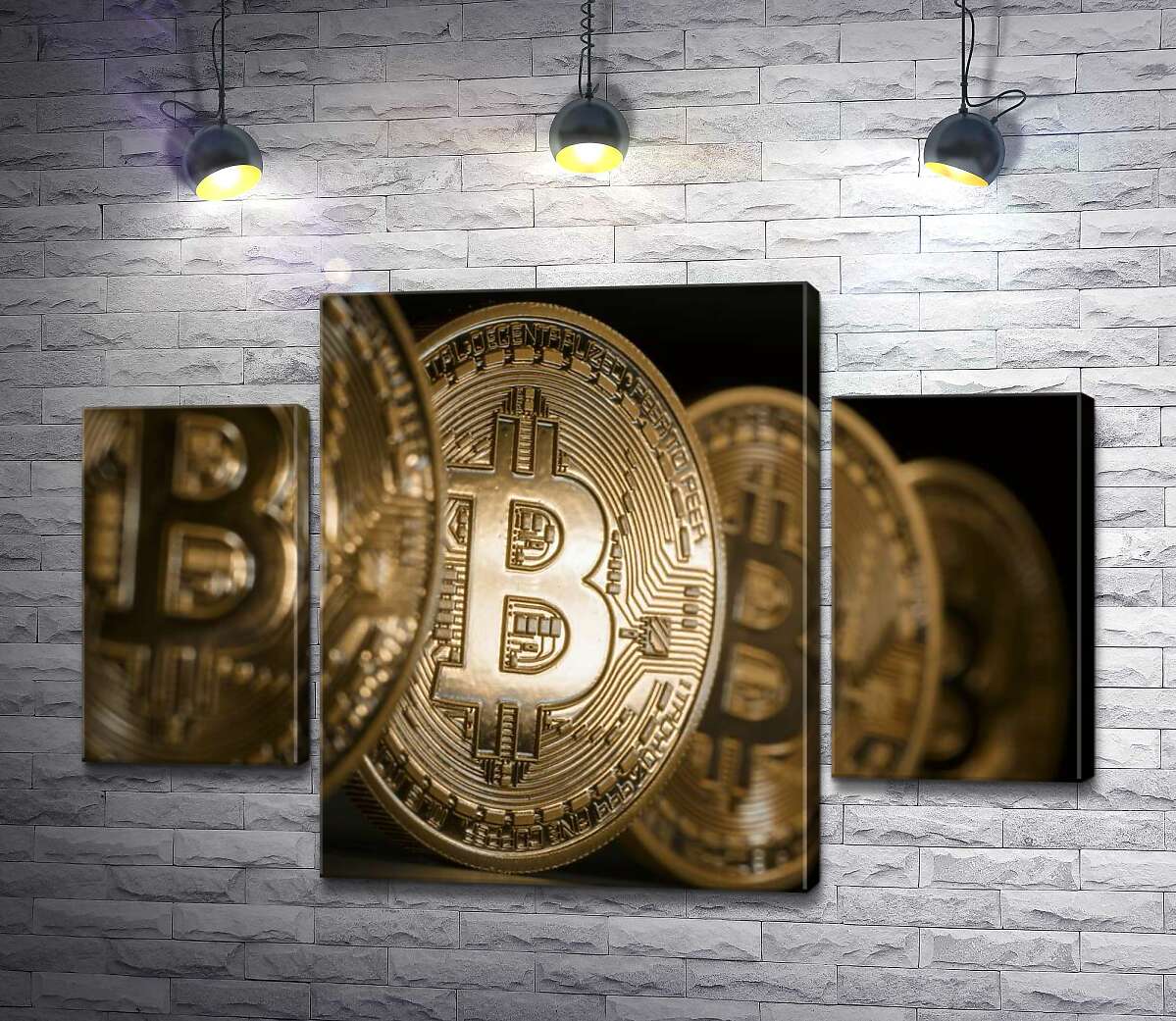 Модульная картина ArtPoster Переливы золотого на монетах биткоинов 100x69 см Модуль №7
Модульная картина ArtPoster Переливы золотого на монетах биткоинов 100x69 см Модуль №7