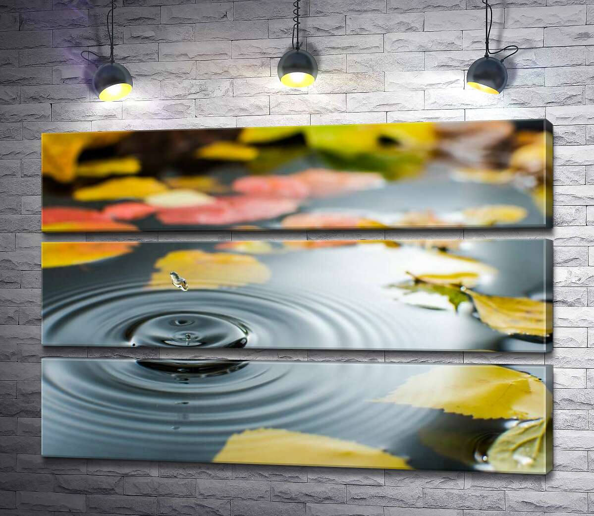 Модульная картина ArtPoster Первая дождевая капля потревожила ровную поверхность осенней лужи 130x87 см Модуль №13
Модульная картина ArtPoster Первая дождевая капля потревожила ровную поверхность осенней лужи 130x87 см Модуль №13
