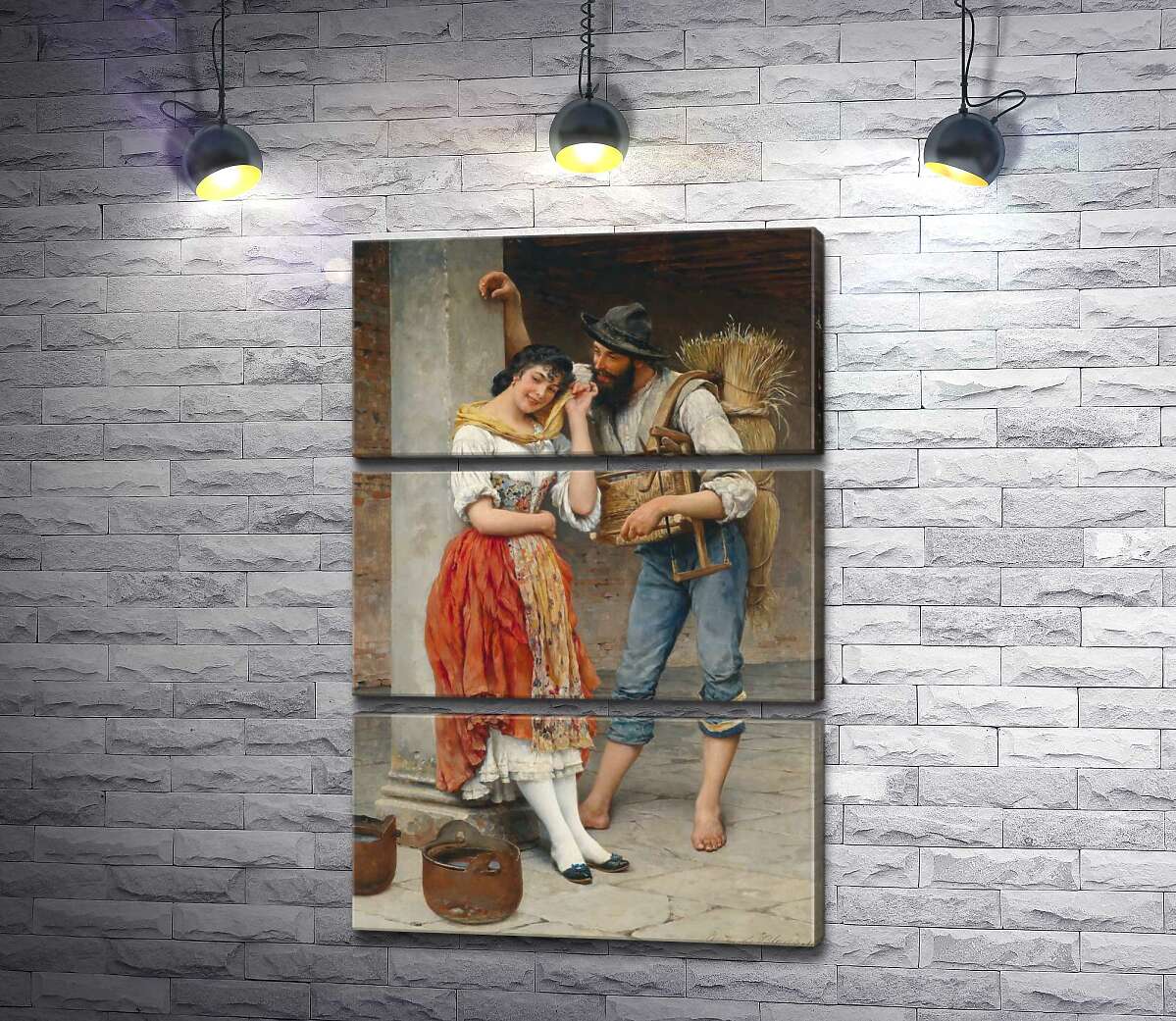 Модульная картина ArtPoster Паук и муха (The Spider and the Fly) - Эжен де Блаас (Eugene de Blaas) 130x195 см Модуль №13
Модульная картина ArtPoster Паук и муха (The Spider and the Fly) - Эжен де Блаас (Eugene de Blaas) 130x195 см Модуль №13