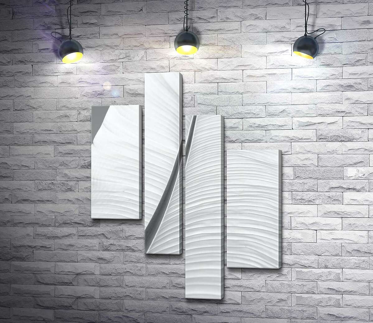 Модульная картина ArtPoster Пальмовый лист в сером тоне 100x140 см Модуль №20 
Модульная картина ArtPoster Пальмовый лист в сером тоне 100x140 см Модуль №20