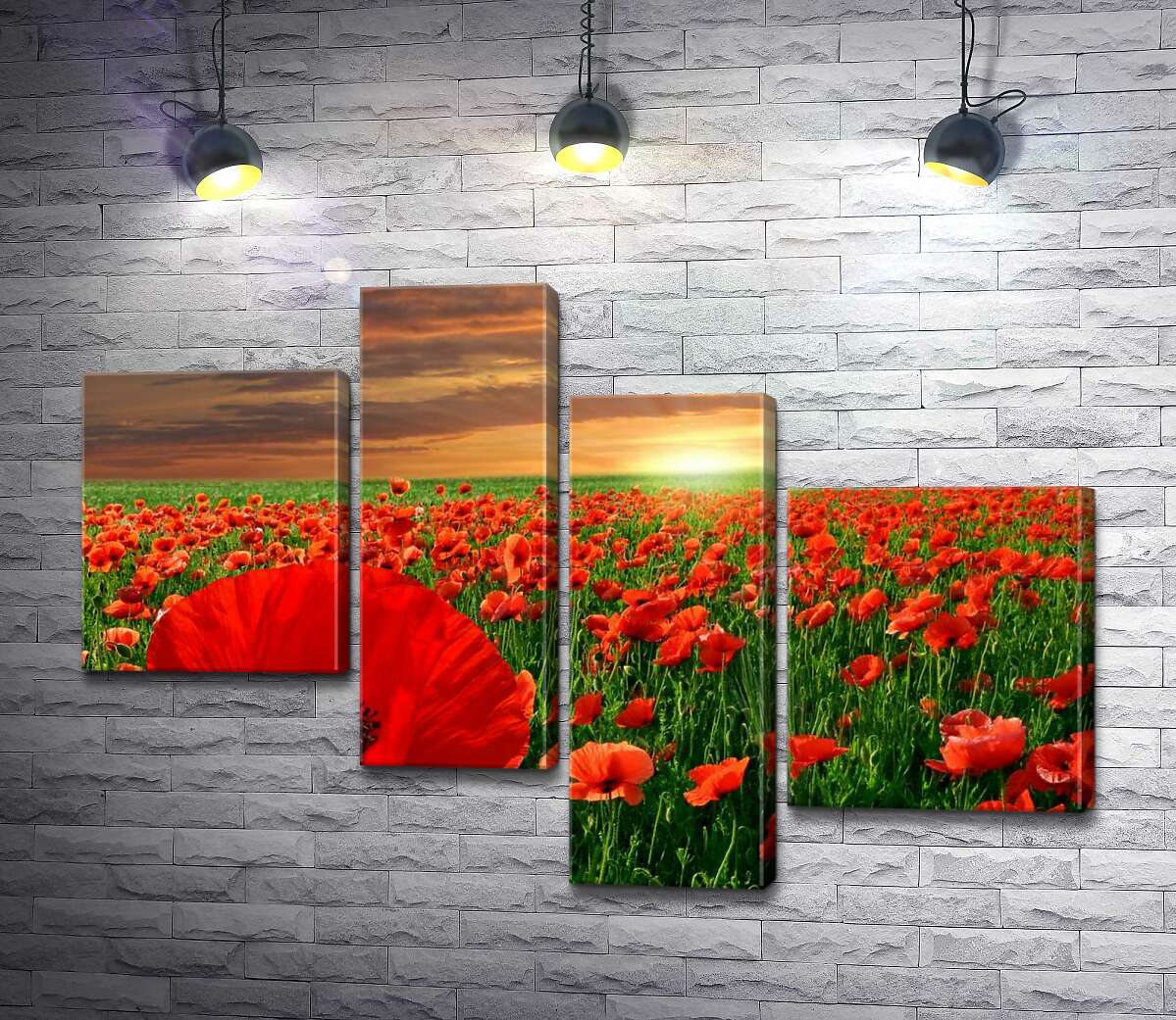 Модульная картина ArtPoster Пламенные маки светятся в солнечных лучах 100x71 см Модуль №20
Модульная картина ArtPoster Пламенные маки светятся в солнечных лучах 100x71 см Модуль №20