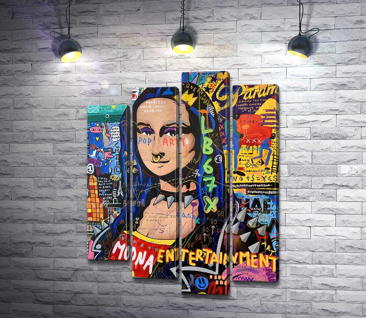 Модульная картина ArtPoster Панк Мона Лиза (Punk Monalisa) - Джисбар 100x136 см Модуль №21
Модульная картина ArtPoster Панк Мона Лиза (Punk Monalisa) - Джисбар 100x136 см Модуль №21