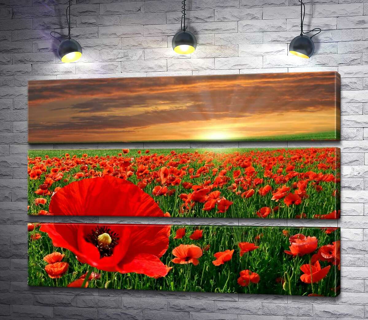 Модульная картина ArtPoster Пламенные маки светятся в солнечных лучах 130x90 см Модуль №13
Модульная картина ArtPoster Пламенные маки светятся в солнечных лучах 130x90 см Модуль №13