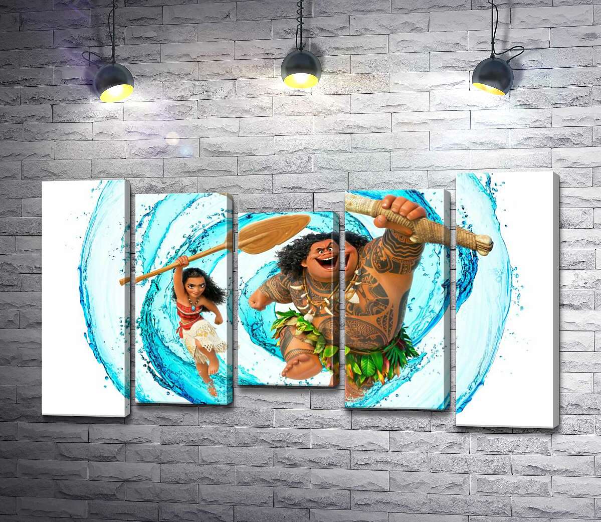 Модульная картина ArtPoster Принцесса Моана и полубог Мауи (Maui) на постере к мультфильму 130x74 см Модуль №28
Модульная картина ArtPoster Принцесса Моана и полубог Мауи (Maui) на постере к мультфильму 130x74 см Модуль №28