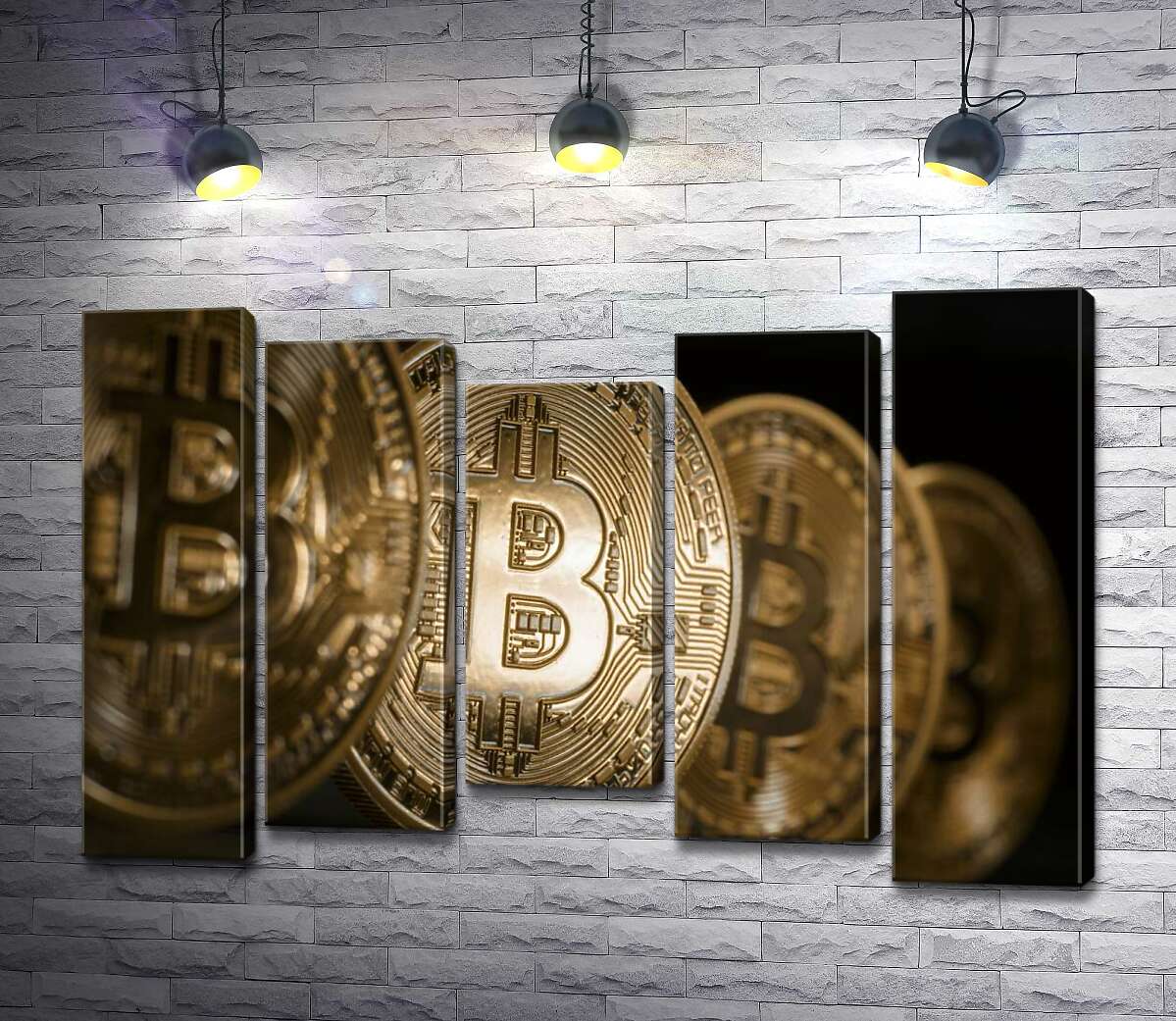 Модульная картина ArtPoster Переливы золотого на монетах биткоинов 130x88 см Модуль №28
Модульная картина ArtPoster Переливы золотого на монетах биткоинов 130x88 см Модуль №28