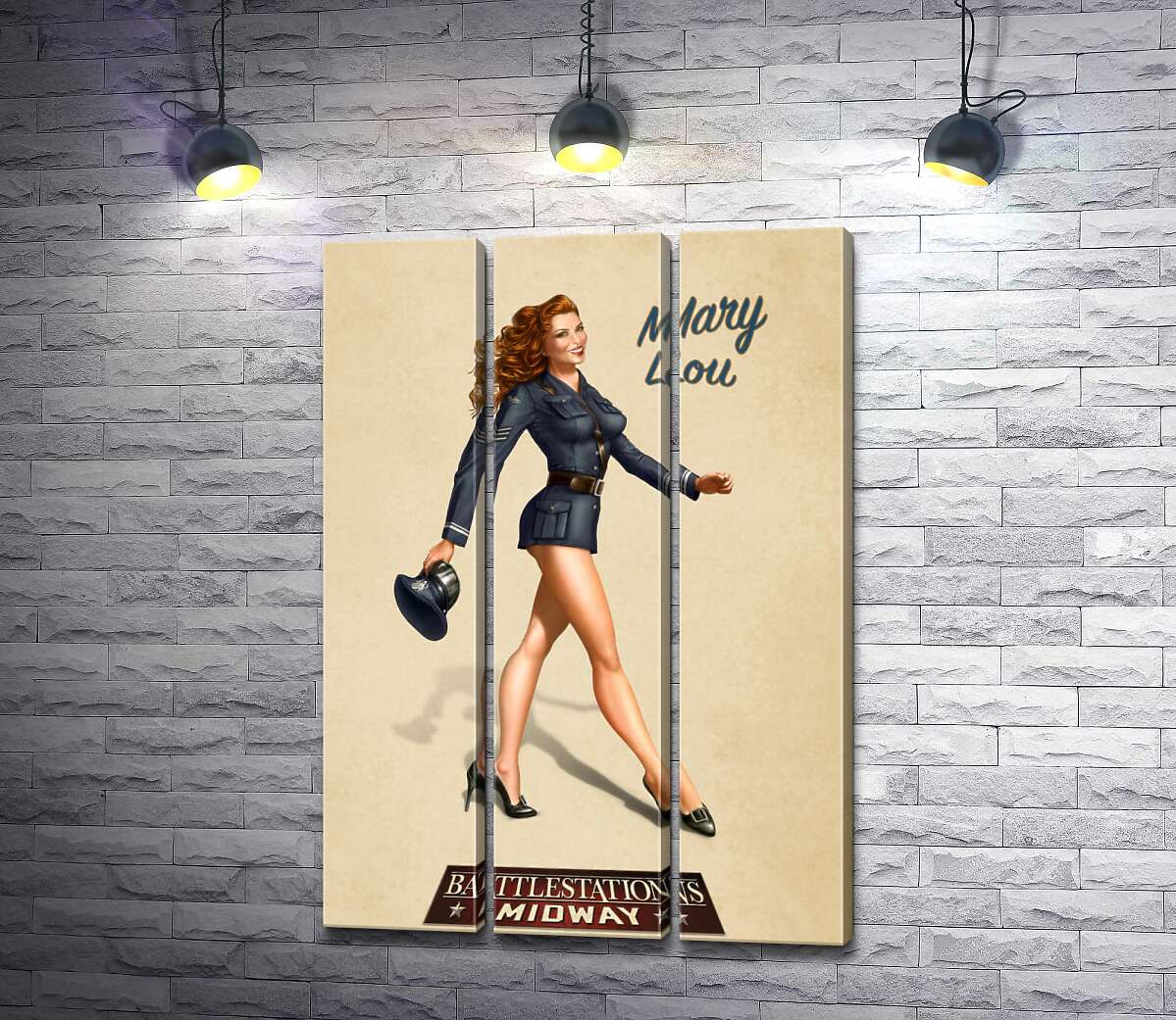 Модульная картина ArtPoster Рыжеволосая Мэри Лу в форме летчицы 132x195 см Модуль №11
Модульная картина ArtPoster Рыжеволосая Мэри Лу в форме летчицы 132x195 см Модуль №11