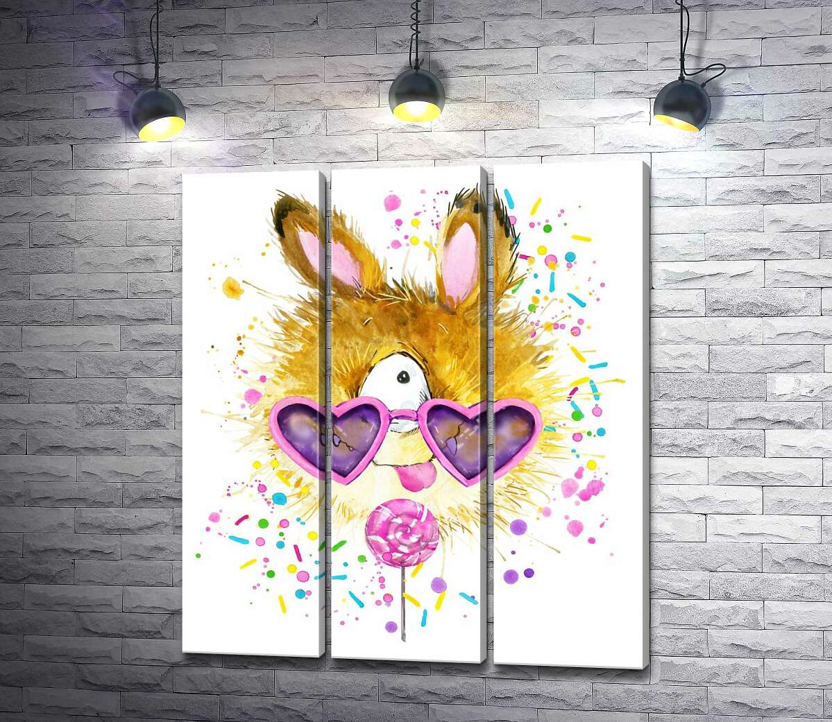 Модульная картина ArtPoster Пушистый циклоп с розовым леденцем 60x71 см Модуль №11
Модульная картина ArtPoster Пушистый циклоп с розовым леденцем 60x71 см Модуль №11