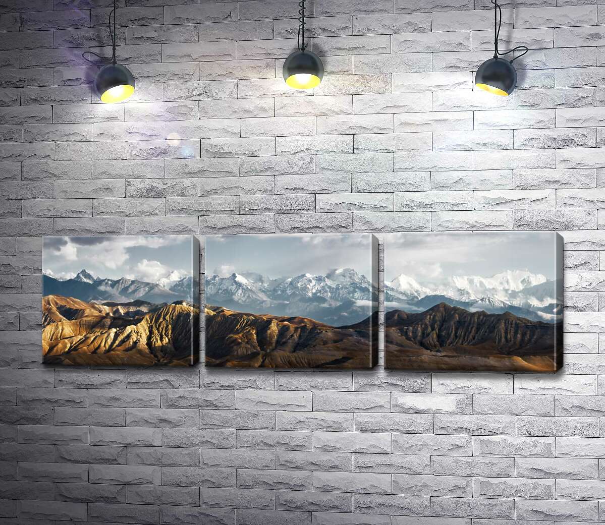 Модульная картина ArtPoster Пустынные горные хребты Гималаев возвышаются над землей 132x40 см Модуль №11
Модульная картина ArtPoster Пустынные горные хребты Гималаев возвышаются над землей 132x40 см Модуль №11
