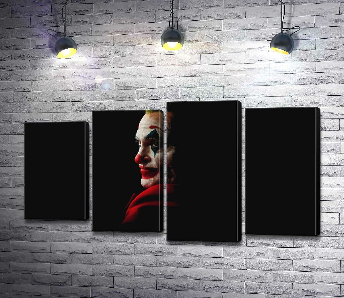 Модульная картина ArtPoster Профиль Джокера рассеивается в тени 80x46 см Модуль №21
Модульная картина ArtPoster Профиль Джокера рассеивается в тени 80x46 см Модуль №21