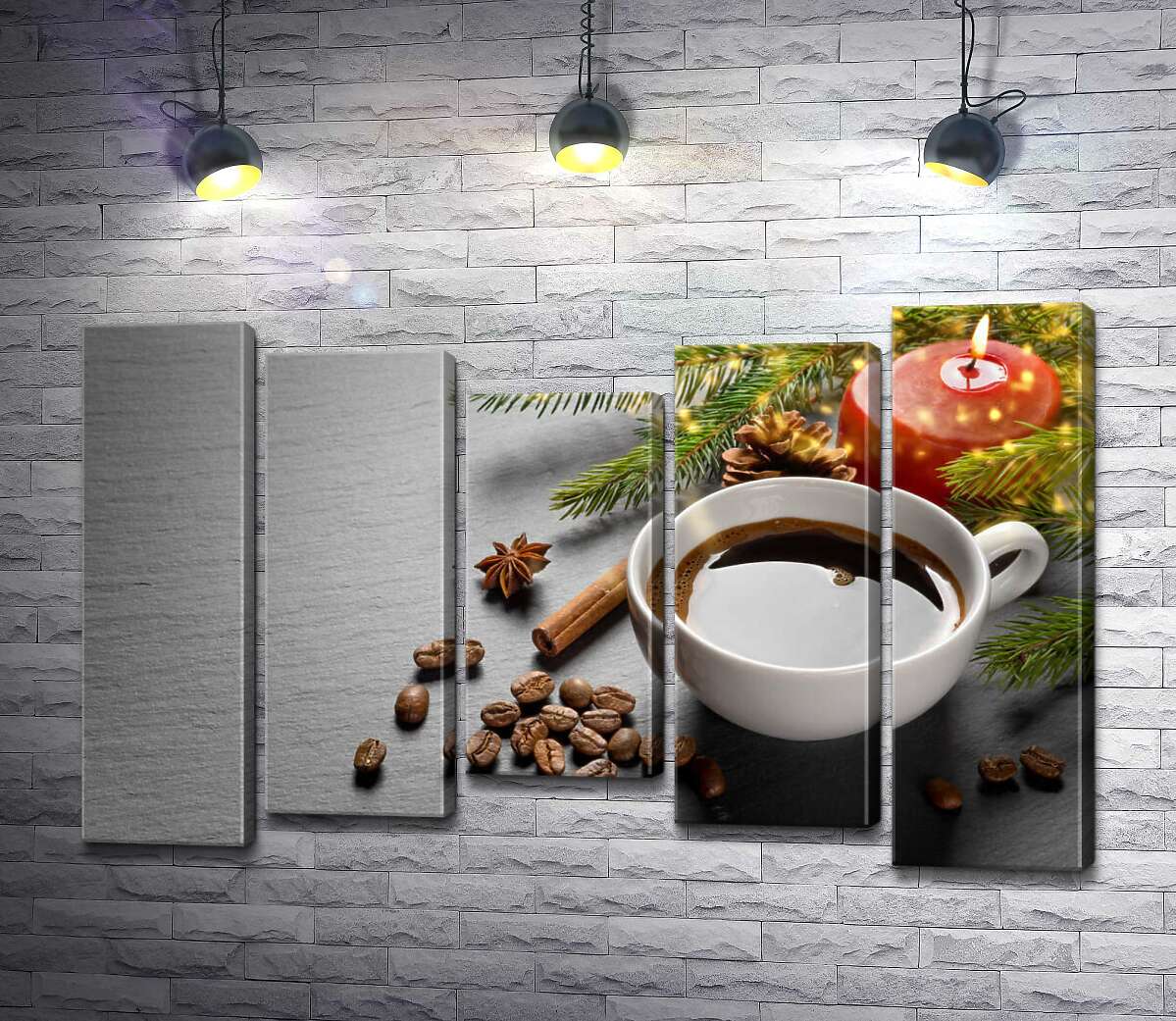 Модульная картина ArtPoster Рождественское настроение с чашкой кофе и ветками елки 100x65 см Модуль №28
Модульная картина ArtPoster Рождественское настроение с чашкой кофе и ветками елки 100x65 см Модуль №28