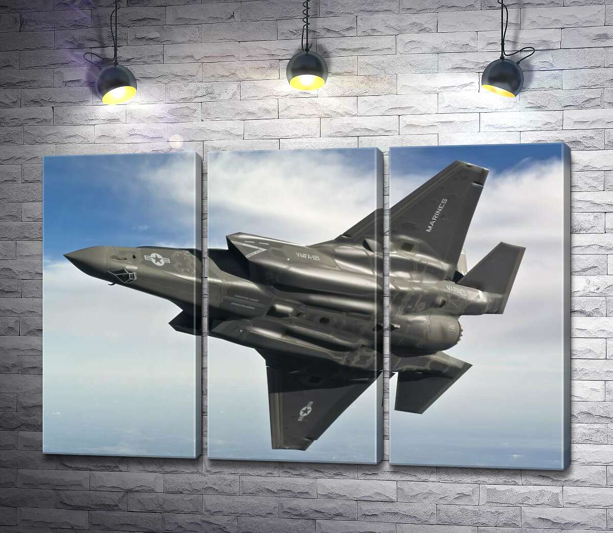 Модульная картина ArtPoster Сверхзвуковой американский истребитель-бомбардировщик в полете 102x67 см Модуль №11
Модульная картина ArtPoster Сверхзвуковой американский истребитель-бомбардировщик в полете 102x67 см Модуль №11