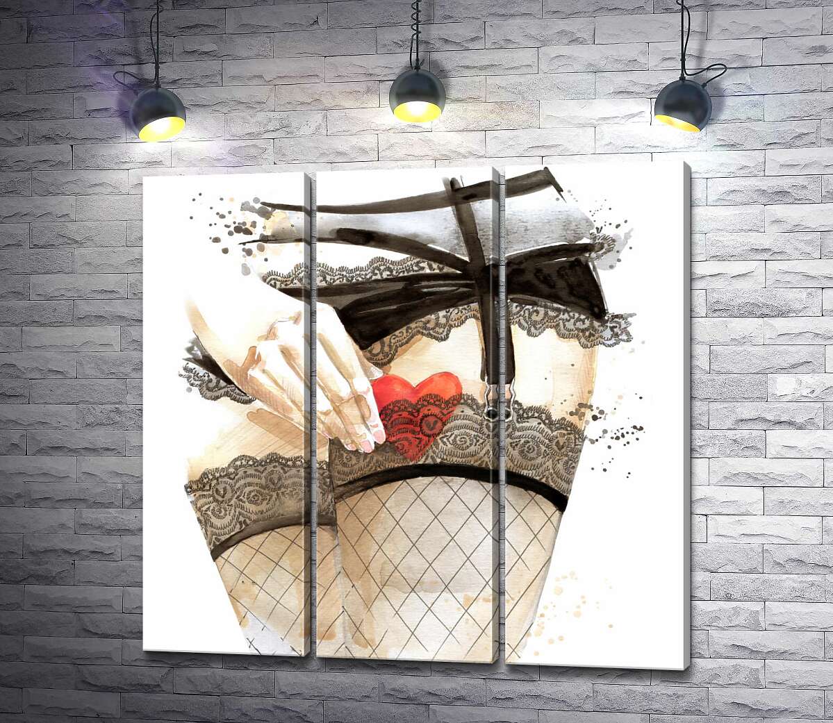 Модульная картина ArtPoster Сердце скрывается за прозрачную подвязку на ноге соблазнительной девушки 102x100 см Модуль №11
Модульная картина ArtPoster Сердце скрывается за прозрачную подвязку на ноге соблазнительной девушки 102x100 см Модуль №11