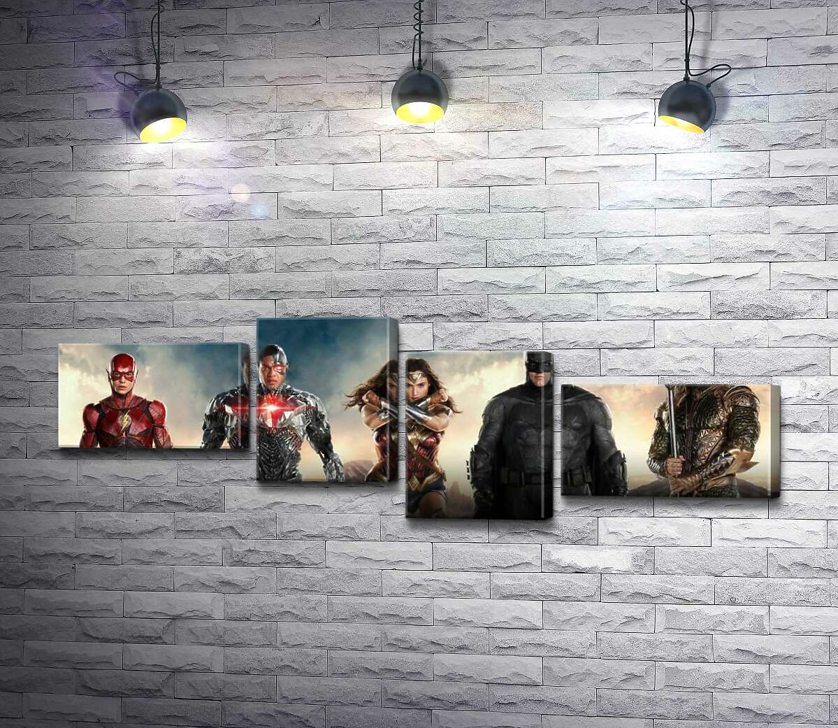 Модульная картина ArtPoster Супергерои из фильма "Лига Справедливости" (Justice League) 130x45 см Модуль №20
Модульная картина ArtPoster Супергерои из фильма "Лига Справедливости" (Justice League) 130x45 см Модуль №20