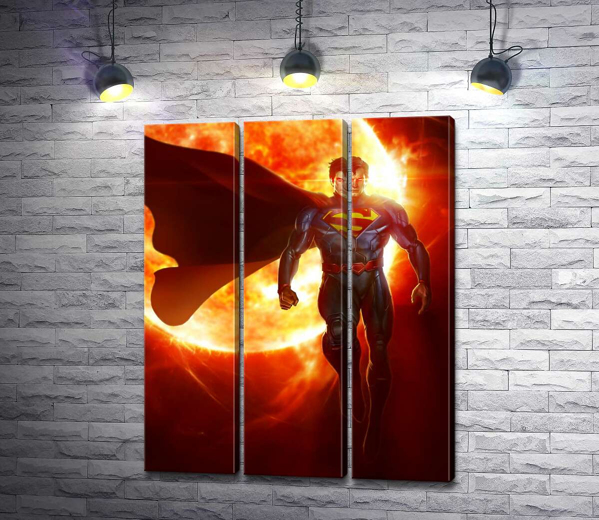 Модульная картина ArtPoster Супермен на фоне раскаленного солнечного шара 132x168 см Модуль №11
Модульная картина ArtPoster Супермен на фоне раскаленного солнечного шара 132x168 см Модуль №11
