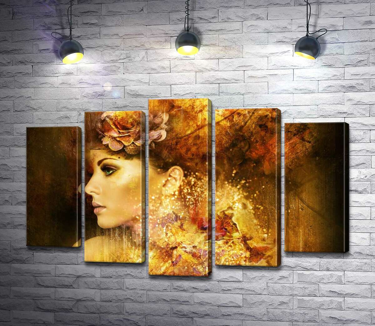 Модульная картина ArtPoster Силуэт девушки, украшенной желтыми цветами 130x86 см Модуль №26
Модульная картина ArtPoster Силуэт девушки, украшенной желтыми цветами 130x86 см Модуль №26