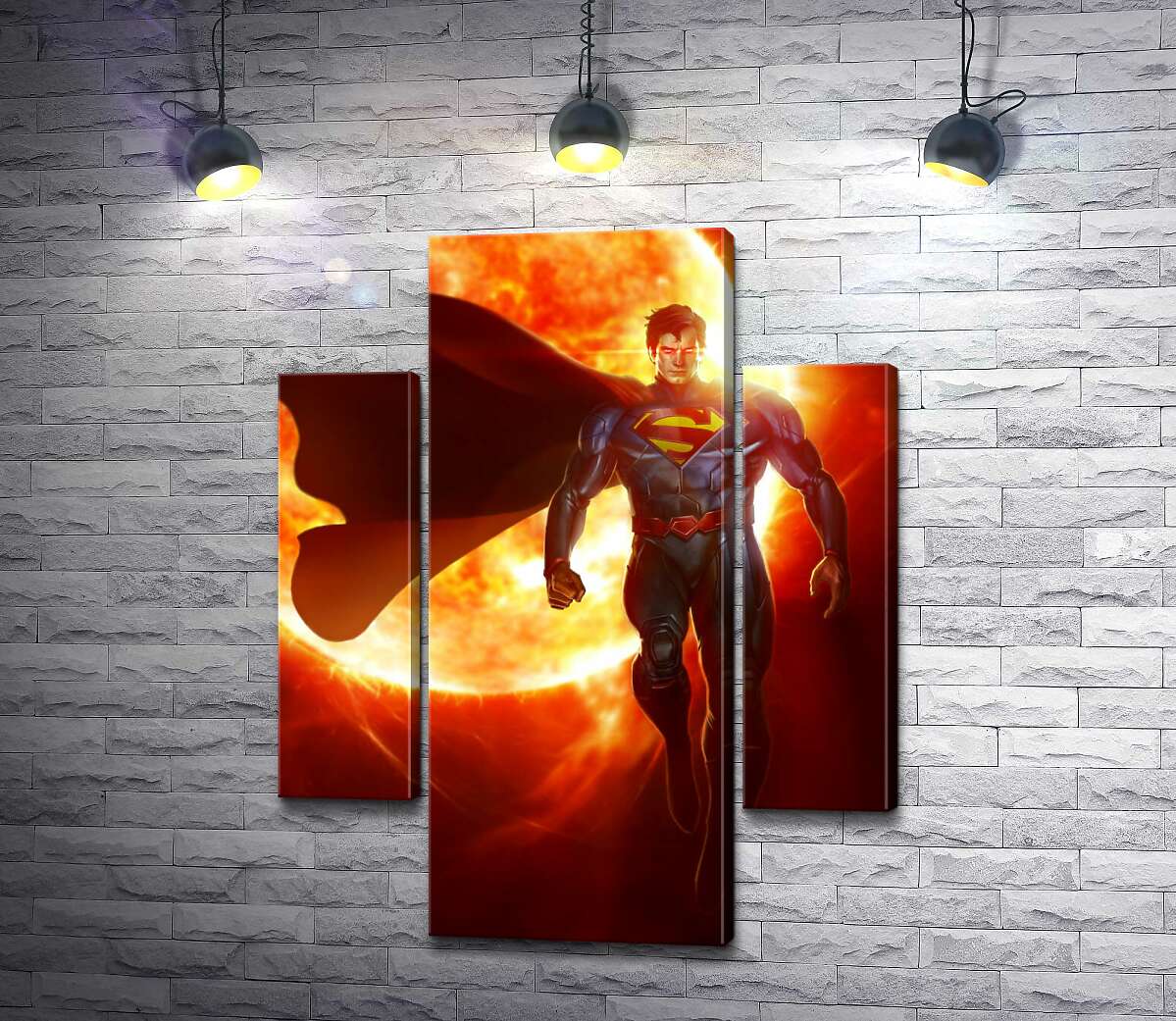 Модульная картина ArtPoster Супермен на фоне раскаленного солнечного шара 80x104 см Модуль №7
Модульная картина ArtPoster Супермен на фоне раскаленного солнечного шара 80x104 см Модуль №7