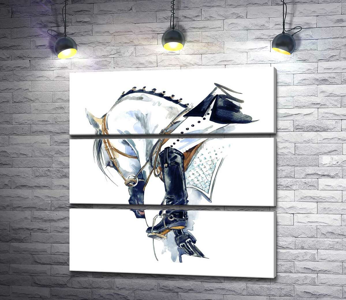 Модульная картина ArtPoster Силуэт белого коня со всадником 130x132 см Модуль №13
Модульная картина ArtPoster Силуэт белого коня со всадником 130x132 см Модуль №13