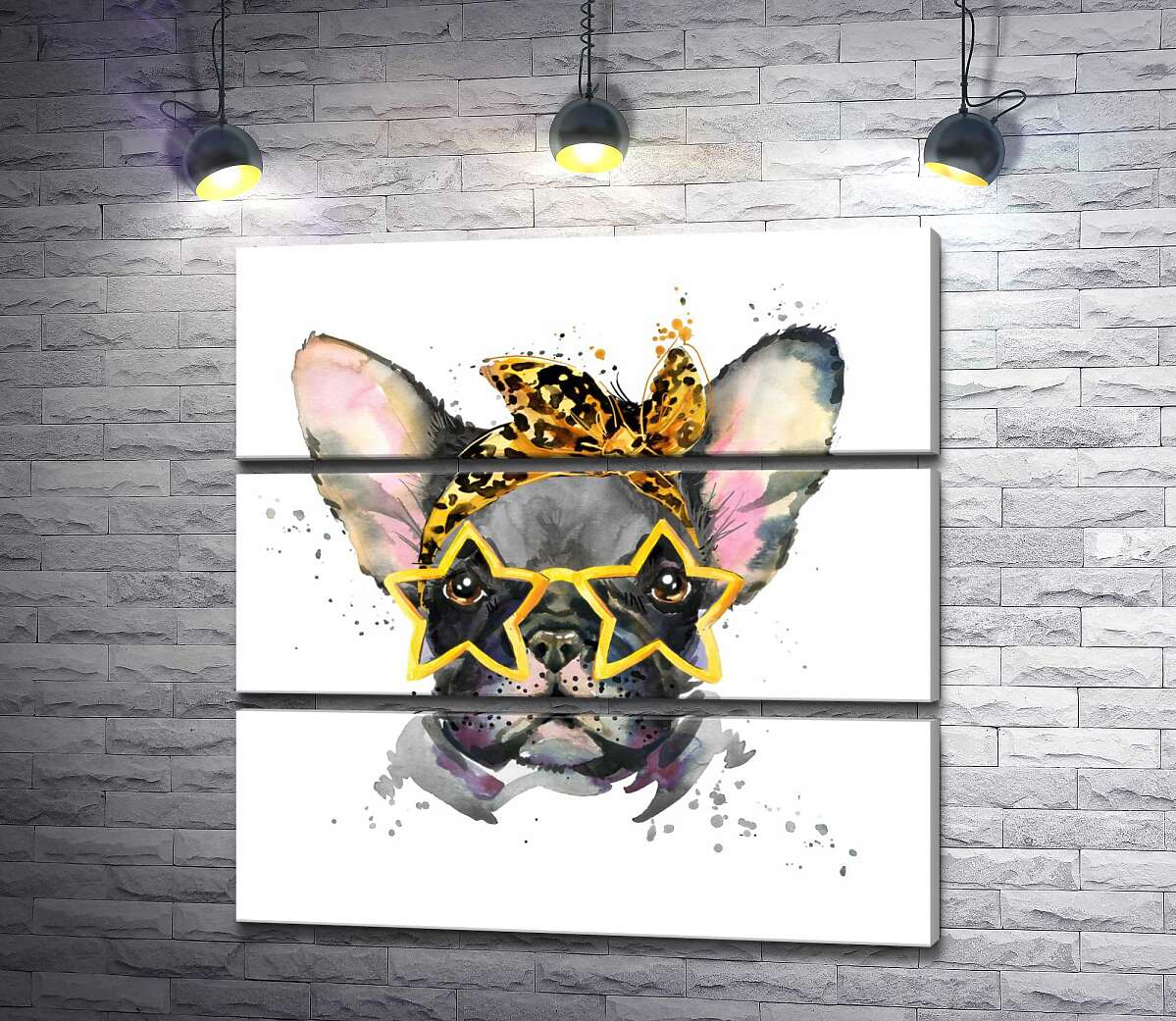 Модульная картина ArtPoster Стильный черный бульдог с повязкой и очками 60x60 см Модуль №13
Модульная картина ArtPoster Стильный черный бульдог с повязкой и очками 60x60 см Модуль №13