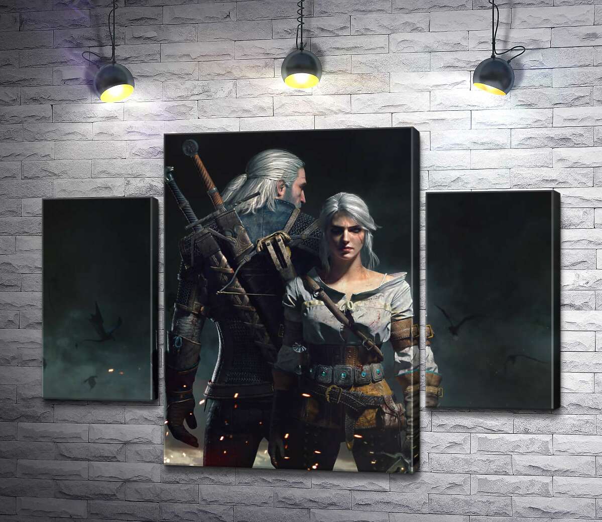 Модульная картина ArtPoster Смелые герои игры "Ведьмак" : Геральт и Цири 80x60 см Модуль №7
Модульная картина ArtPoster Смелые герои игры "Ведьмак" : Геральт и Цири 80x60 см Модуль №7