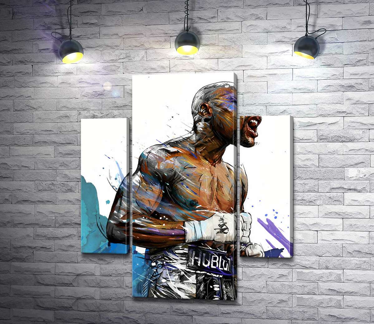 Модульная картина ArtPoster Сильный дух победителя в боксере Флойде Мейвезере (Floyd Mayweather) 100x120 см Модуль №7
Модульная картина ArtPoster Сильный дух победителя в боксере Флойде Мейвезере (Floyd Mayweather) 100x120 см Модуль №7