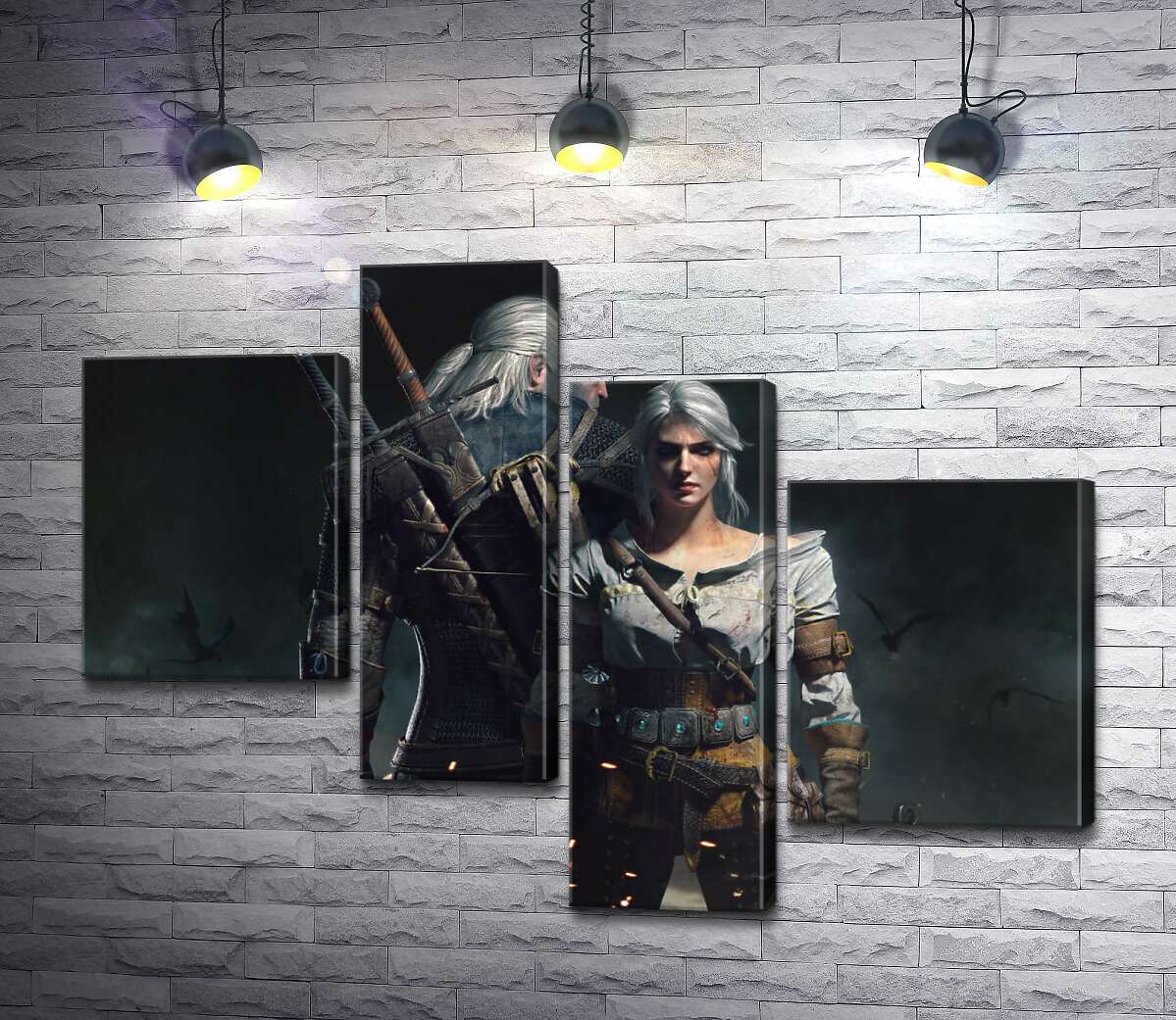 Модульная картина ArtPoster Смелые герои игры "Ведьмак" : Геральт и Цири 130x97 см Модуль №20
Модульная картина ArtPoster Смелые герои игры "Ведьмак" : Геральт и Цири 130x97 см Модуль №20
