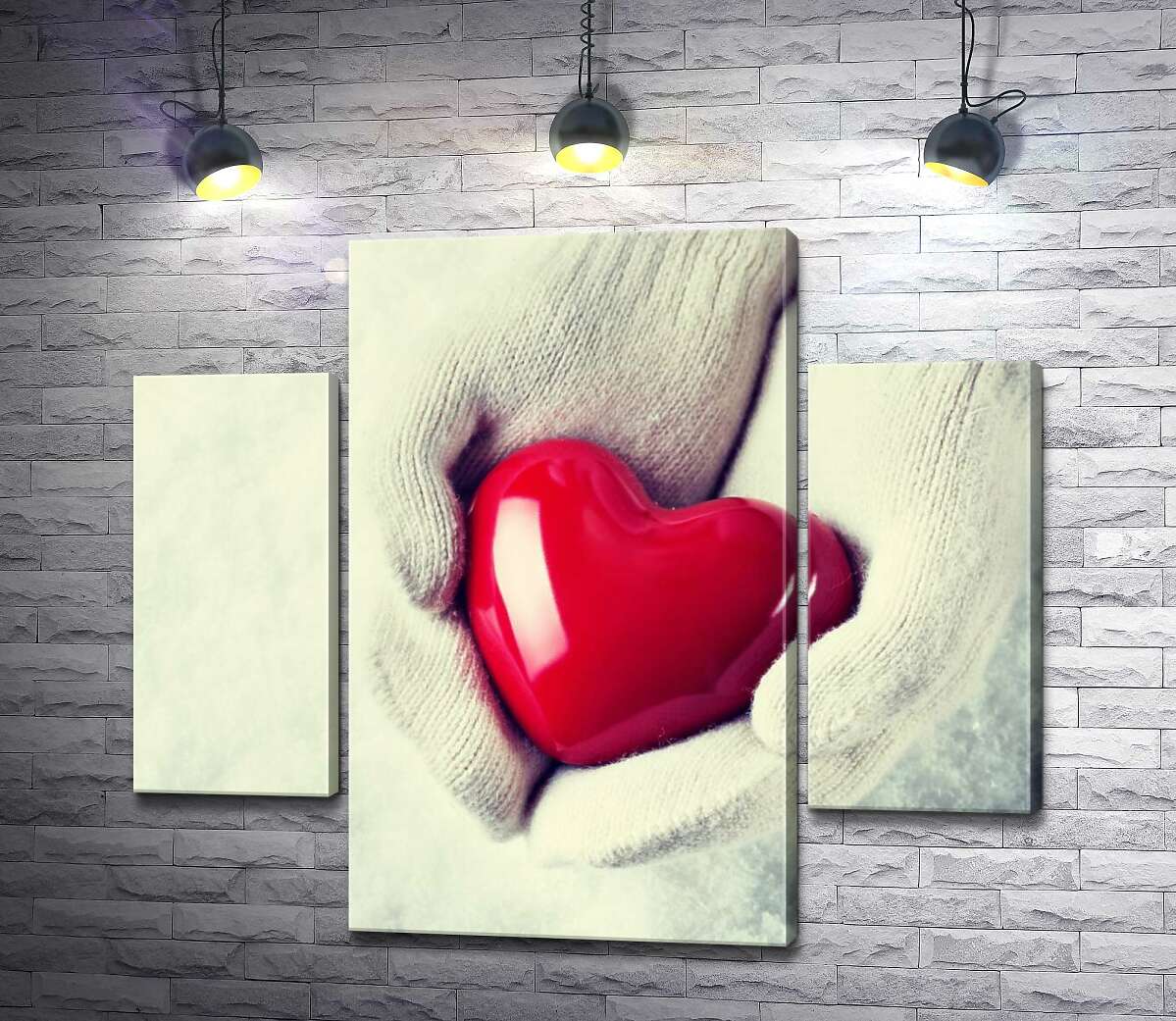 Модульная картина ArtPoster Теплый цвет сердца на холодном фоне белых перчаток 131x114 см Модуль №7
Модульная картина ArtPoster Теплый цвет сердца на холодном фоне белых перчаток 131x114 см Модуль №7