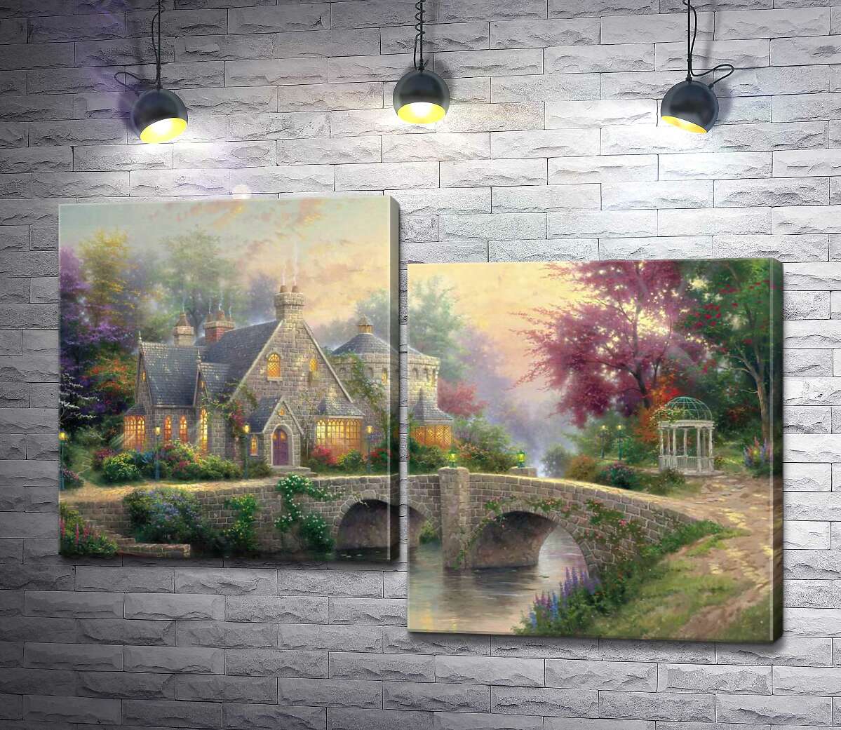 Модульная картина ArtPoster Усадьба фонарей (Lamplight Manor) - Томас Кинкейд (Thomas Kinkade) 100x68 см Модуль №5
Модульная картина ArtPoster Усадьба фонарей (Lamplight Manor) - Томас Кинкейд (Thomas Kinkade) 100x68 см Модуль №5