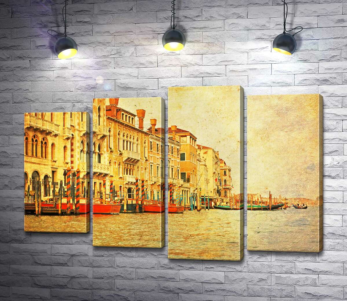 Модульная картина ArtPoster Традиционный венецианский причал на Гранд-канале (The Grand Canal) 100x67 см Модуль №21 
Модульная картина ArtPoster Традиционный венецианский причал на Гранд-канале (The Grand Canal) 100x67 см Модуль №21