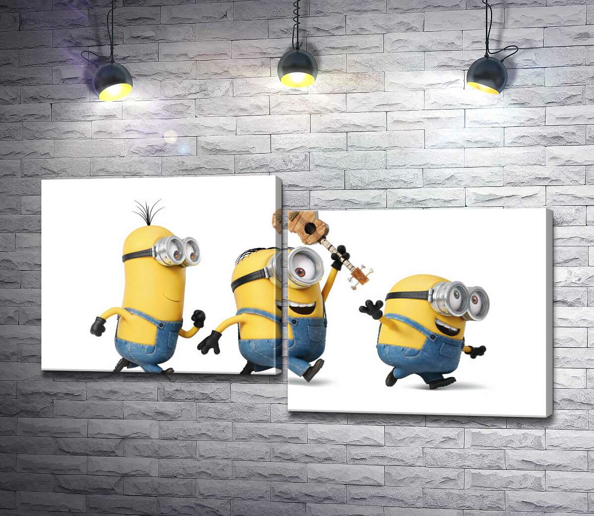 Модульная картина ArtPoster Три веселых миньона бегут хулиганить 130x68 см Модуль №5
Модульная картина ArtPoster Три веселых миньона бегут хулиганить 130x68 см Модуль №5