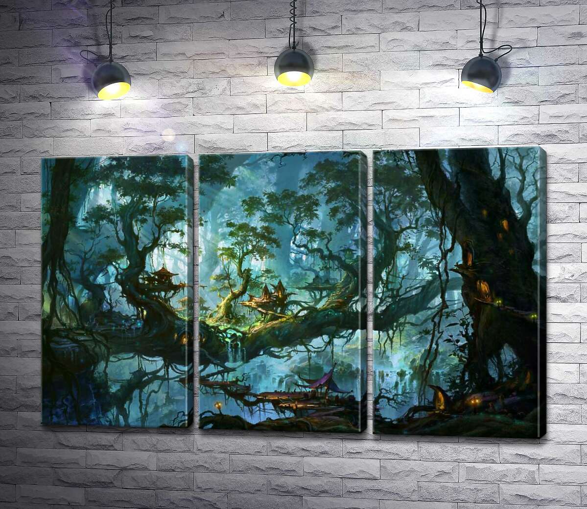 Модульная картина ArtPoster Фантастический город в кронах лесных деревьев 132x81 см Модуль №11
Модульная картина ArtPoster Фантастический город в кронах лесных деревьев 132x81 см Модуль №11